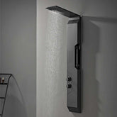 Panel de Dus Shark cu Efect de Ploaie si Jeturi cu Masaj, Negru