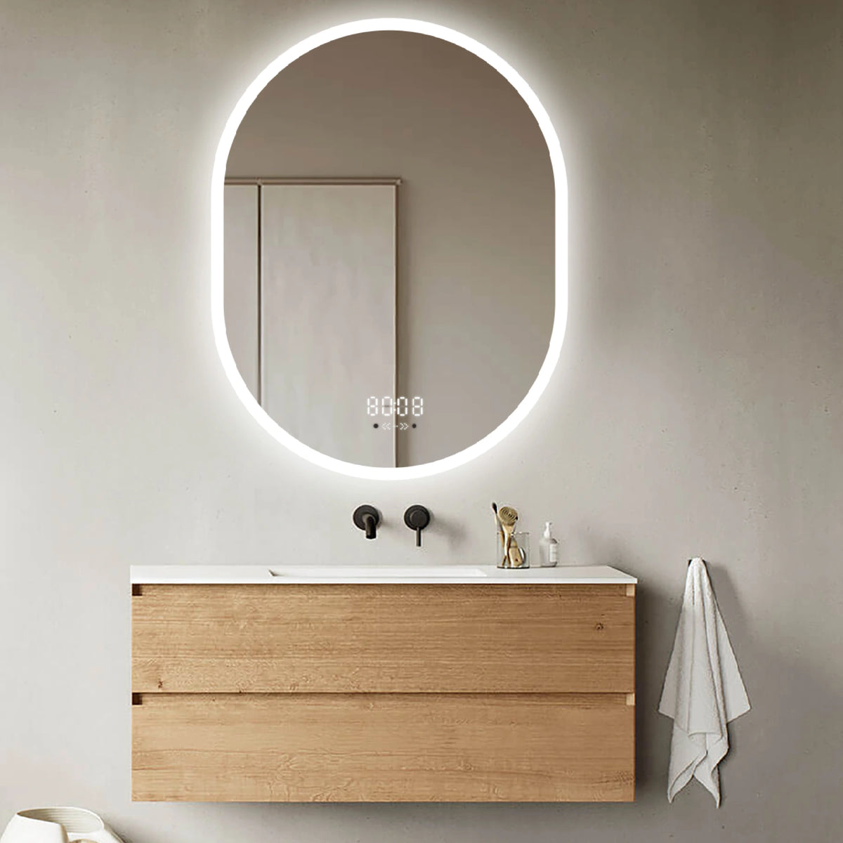 Oglinda de baie, Ellipse Glow, 9023