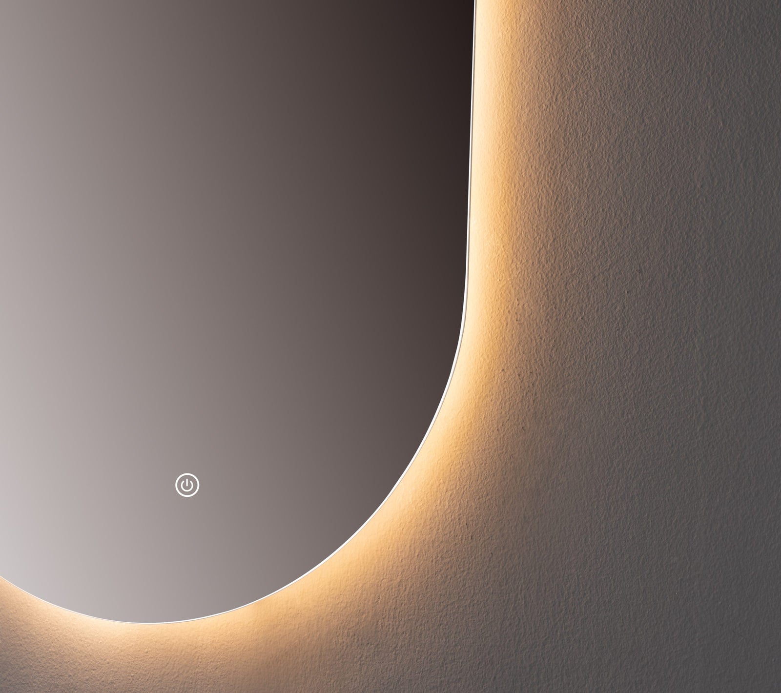 Oglinda LED Ovala Premium 60×100 cm, 3 Tipuri de Lumina – Calda, Rece, Neutra