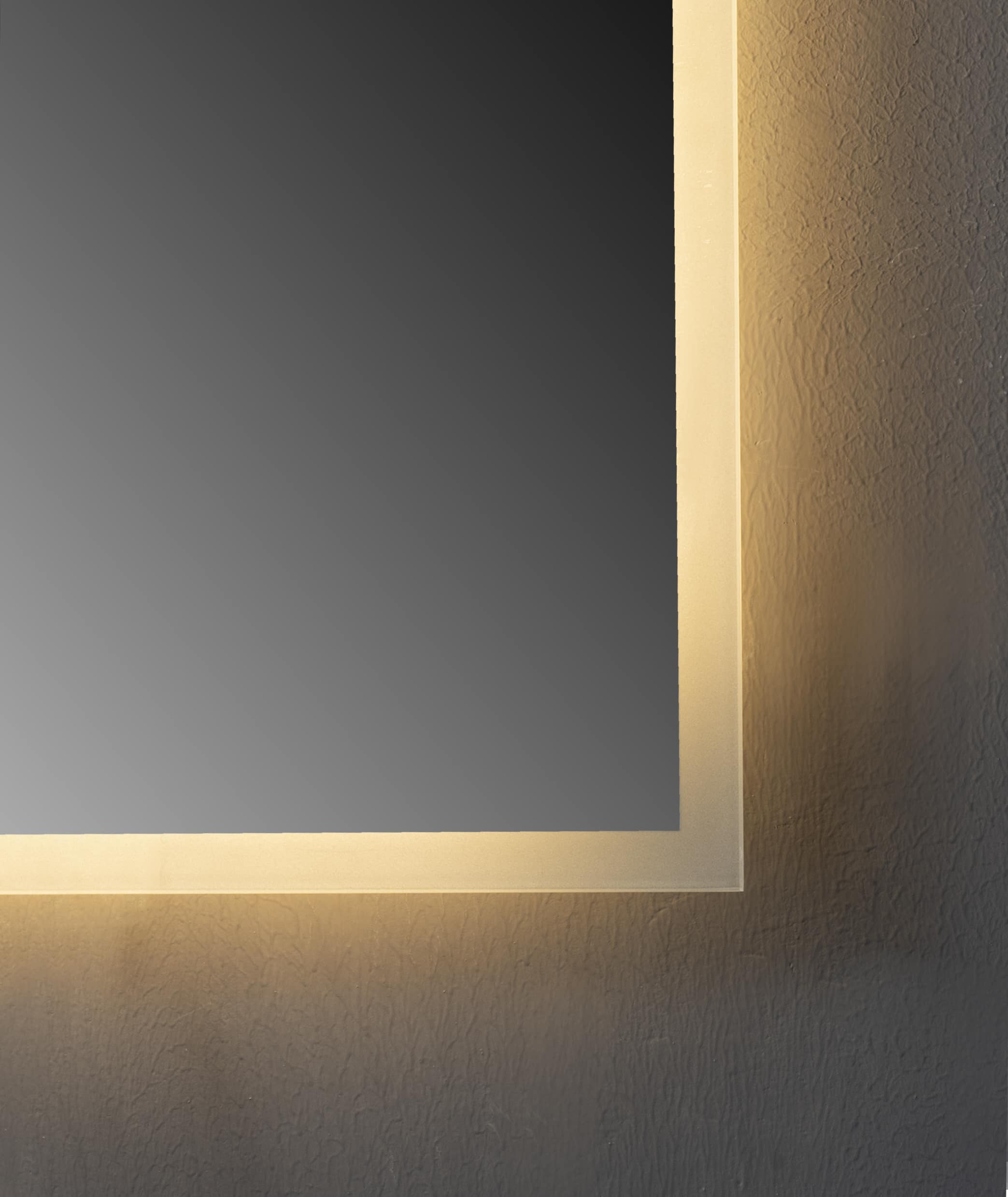 Oglindă LED Premium 75×80 cm, 3 Tipuri de Lumină – Calda, Rece, Neutra, Cu Buton Touch